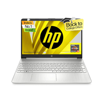 HP Laptop 15s, AMD Ryzen 5 5500U, 15.6-inch (39.6 cm), FHD, 8GB DDR4, 512GB SSD, AMD Radeon graphics, Thin & light, Dual speakers (Win 11, MSO 2019, Silver, 1.69 kg), eq2144AU