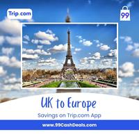 UK to Europe Savings on Trip.com App