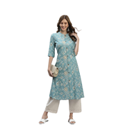 STYLUM Floral Print A-line Kurta