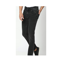 Charcoal Solid Full Length Casual Men Regular Fit Jeans