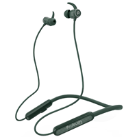 Probuds N41 Wireless in-ear Neckband with mic | 35+ hrs Playtime | ENC | Fast Charging | IPX6 | 10 mm Drivers | Bluetooth V5.3 | 50ms Low Latency | Dual Device Pairing (Forest Green)