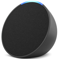 Amazon Echo Pop| Smart speaker with Alexa and Bluetooth| Loud sound, balanced bass, crisp vocals| Black