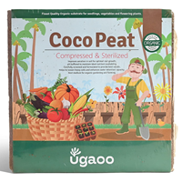 Ugaoo Cocopeat Block for Home Garden Plants 5 Kg