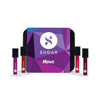 SUGAR Cosmetics Smudge Me Not Mini Liquid Lipstick Sets for Women | Transferproof & Waterproof | Lasts Upto 12+Hours | Pack of 4 - Bold
