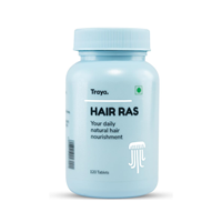 Traya Hair Ras Tablets for Women & Men, Ayurvedic Hair Vitamin Tablets for Hair Fall Control and Growth, Contains Ashwagandha, Bhringraj, Shatavari (120 Tablets)