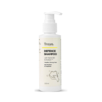 Traya Defence Shampoo | Cleansing Shampoo for Scalp Nourishment & Hair Health | Contains Biotin, Niacinamide, Piroctone Olamine & Anagain | Sulphate & Paraben Free Shampoo For Women & Men |100 ml