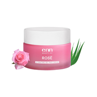 Enn Rose Ultra Light Hydrating Gel Face Cream Moisturizer for Soft & Glowing Skin with Rose Oil, Aloe Vera Gel & Hyaluronic Acid Moisturizer for Daily Skin Brightening for All Skin Types, 50gm